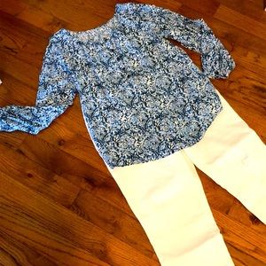 Time & True Blue Tunic